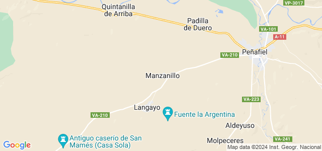 Mapa de Manzanillo