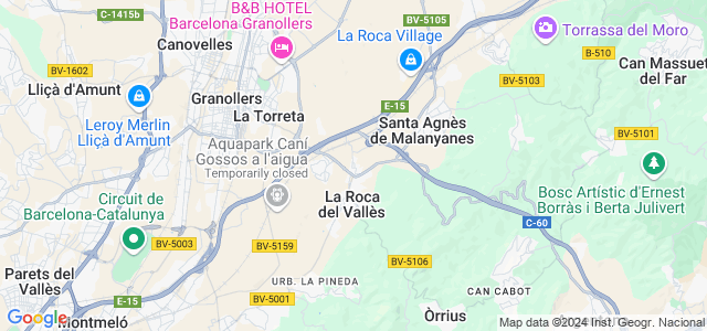 Mapa de Roca del Vallès