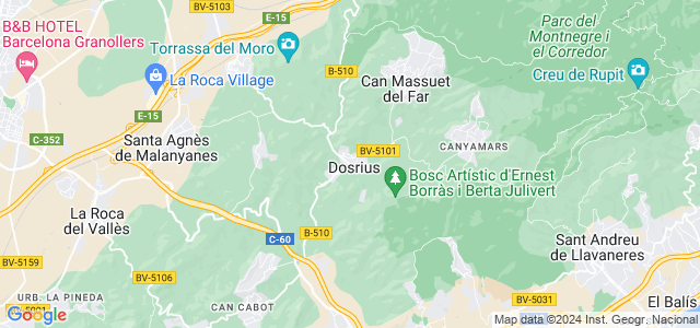 Mapa de Dosrius