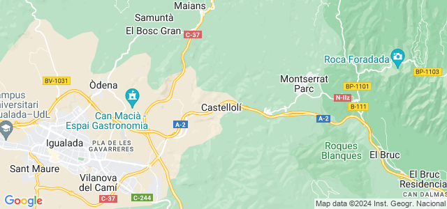 Mapa de Castellolí