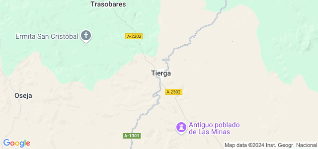 Mapa de Tierga