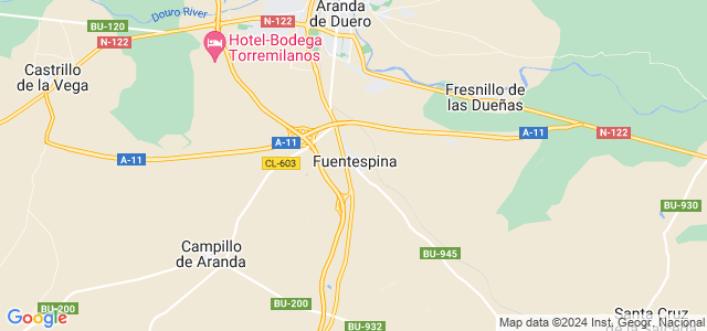 Mapa de Fuentespina