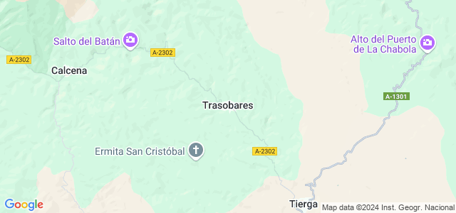 Mapa de Trasobares