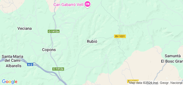 Mapa de Rubió