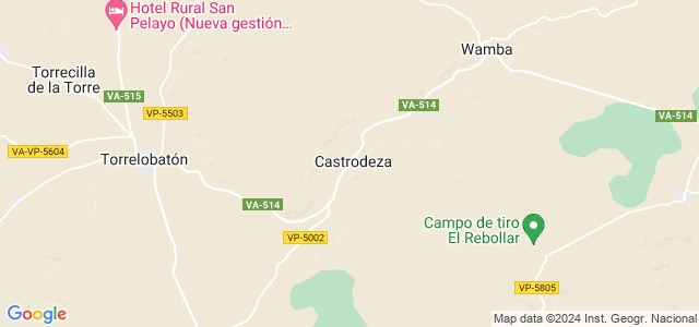 Mapa de Castrodeza