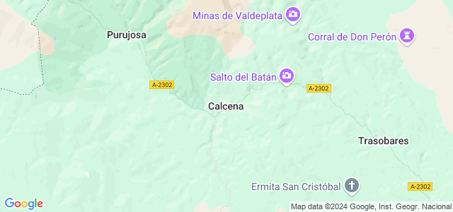 Mapa de Calcena