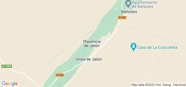 Mapa de Plasencia de Jalón