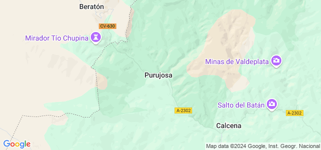 Mapa de Purujosa