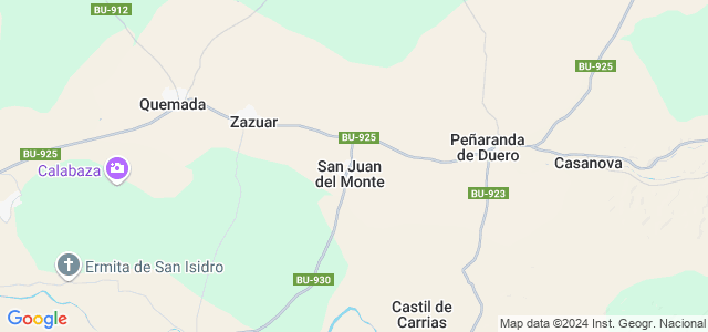 Mapa de San Juan del Monte