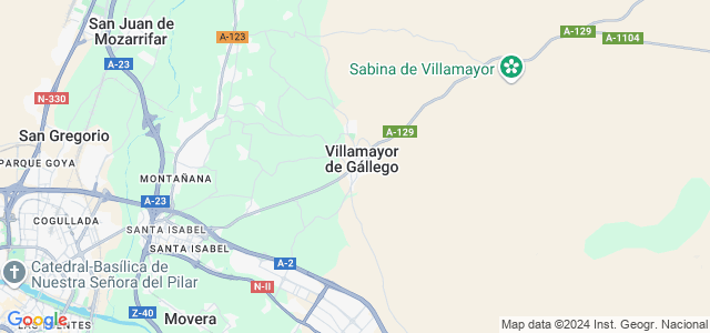 Mapa de Villamayor de Gállego