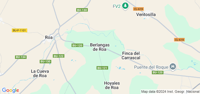 Mapa de Berlangas de Roa