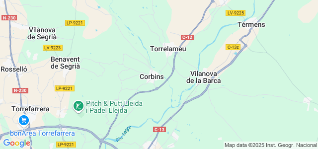 Mapa de Corbins