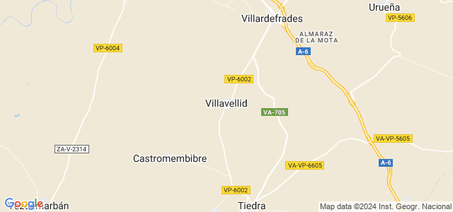 Mapa de Villavellid