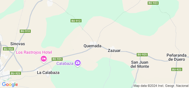 Mapa de Quemada