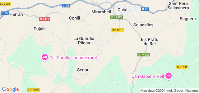 Mapa de Sant Martí Sesgueioles