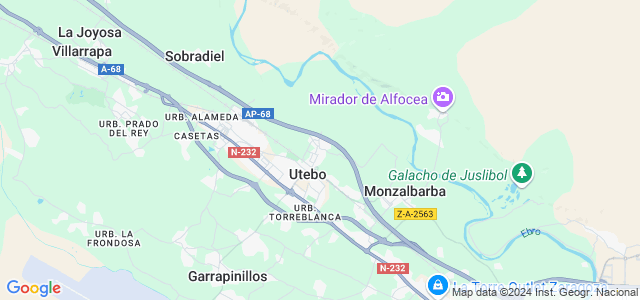 Mapa de Utebo