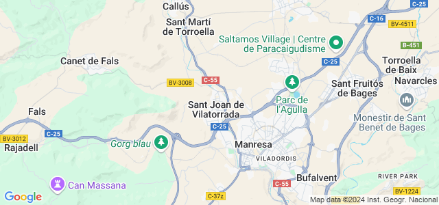 Mapa de Sant Joan de Vilatorrada