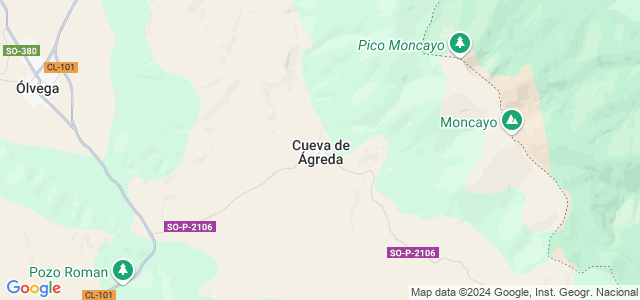 Mapa de Cueva de Ágreda