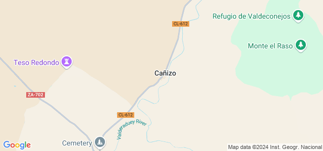 Mapa de Cañizo