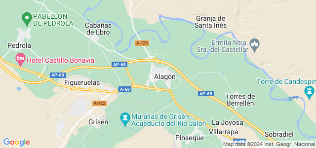 Mapa de Alagón