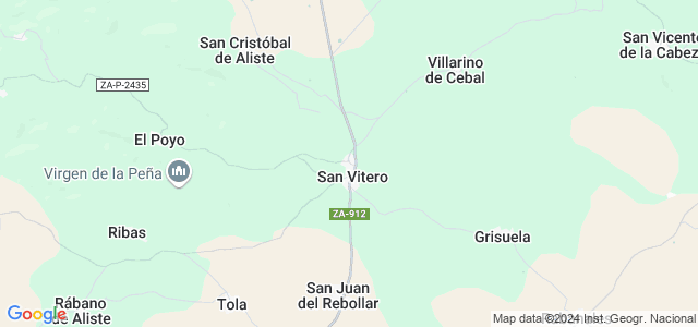 Mapa de San Vitero