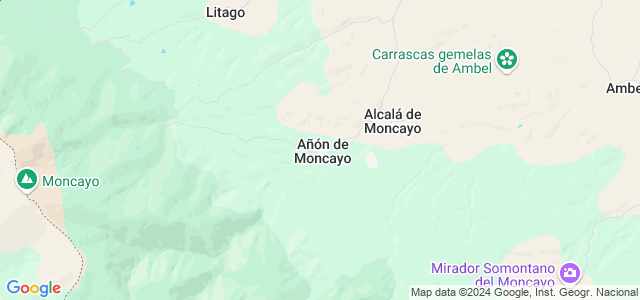 Mapa de Añón de Moncayo