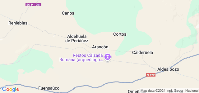 Mapa de Arancón