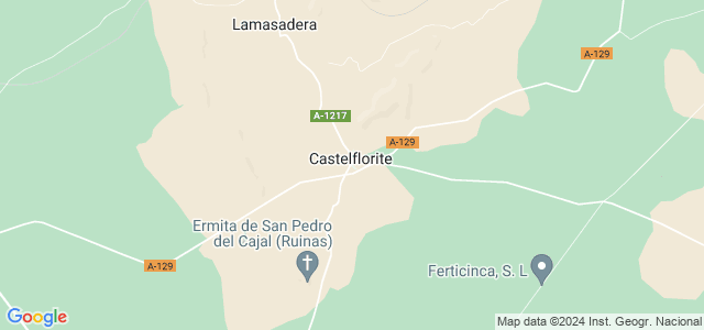 Mapa de Castelflorite