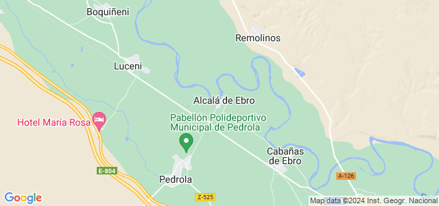 Mapa de Alcalá de Ebro