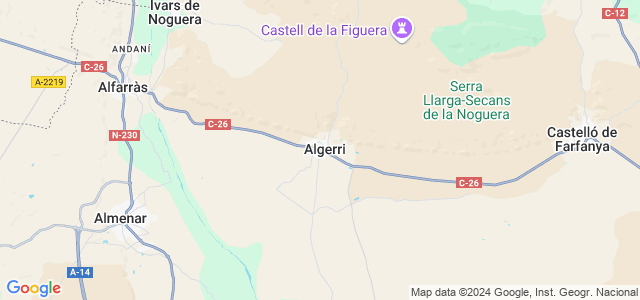 Mapa de Algerri