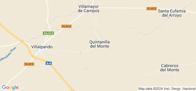 Mapa de Quintanilla del Monte
