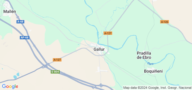 Mapa de Gallur