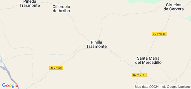 Mapa de Pinilla Trasmonte