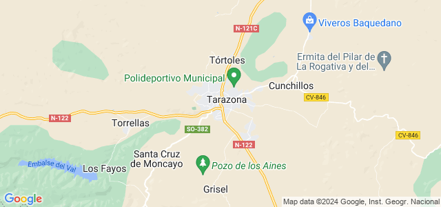 Mapa de Tarazona
