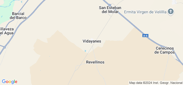 Mapa de Vidayanes