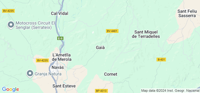 Mapa de Gaià