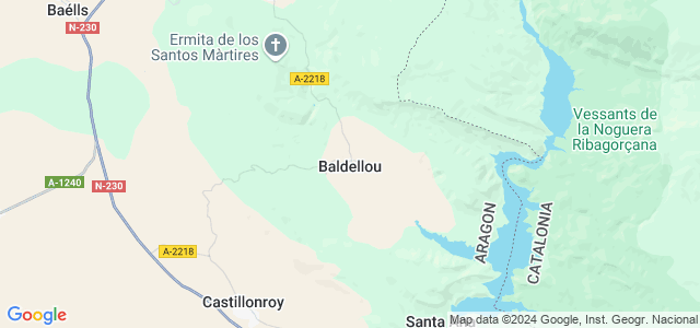 Mapa de Baldellou