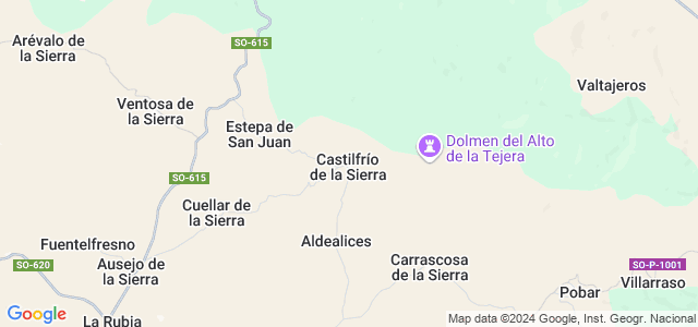 Mapa de Castilfrío de la Sierra