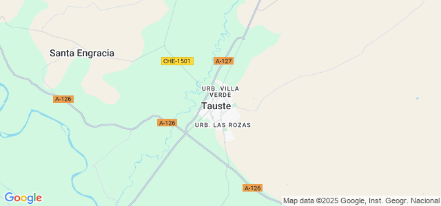 Mapa de Tauste