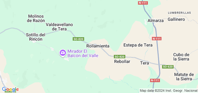 Mapa de Rollamienta