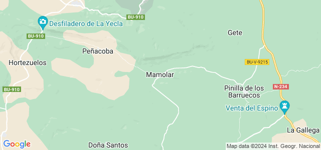 Mapa de Mamolar