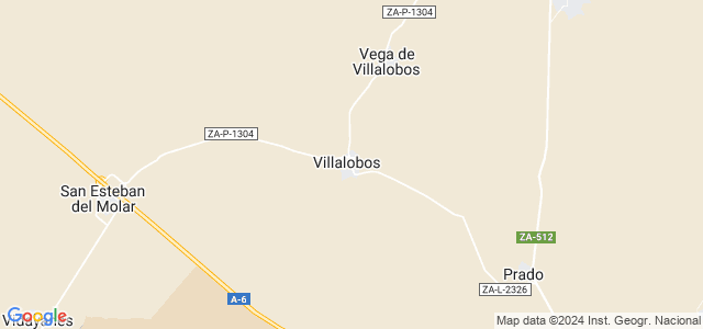 Mapa de Villalobos