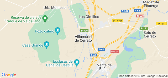 Mapa de Villamuriel de Cerrato