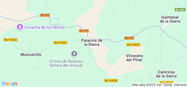 Mapa de Palacios de la Sierra