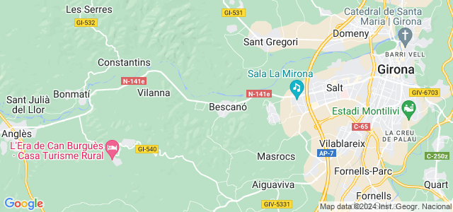 Mapa de Bescanó
