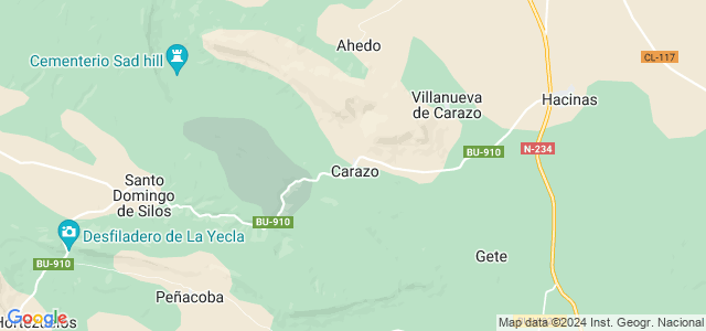 Mapa de Carazo