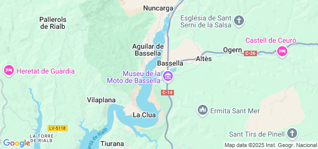 Mapa de Bassella