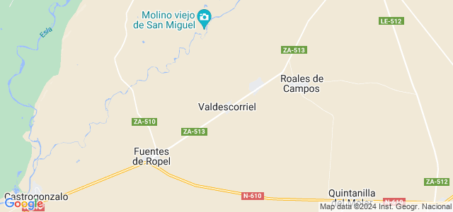 Mapa de Valdescorriel