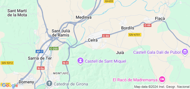 Mapa de Celrà