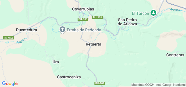 Mapa de Retuerta